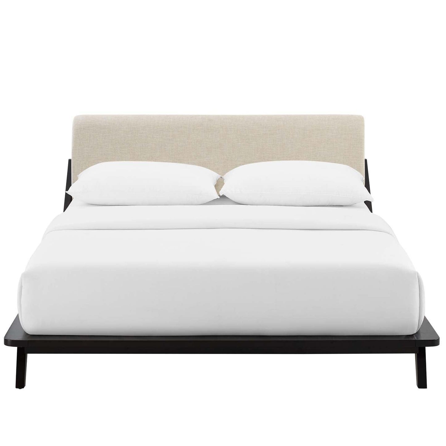 Modway Luella Queen Upholstered Fabric Platform Bed FredCo