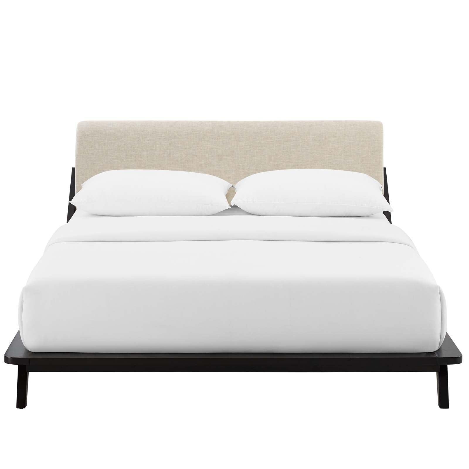 Modway Luella Queen Upholstered Fabric Platform Bed FredCo