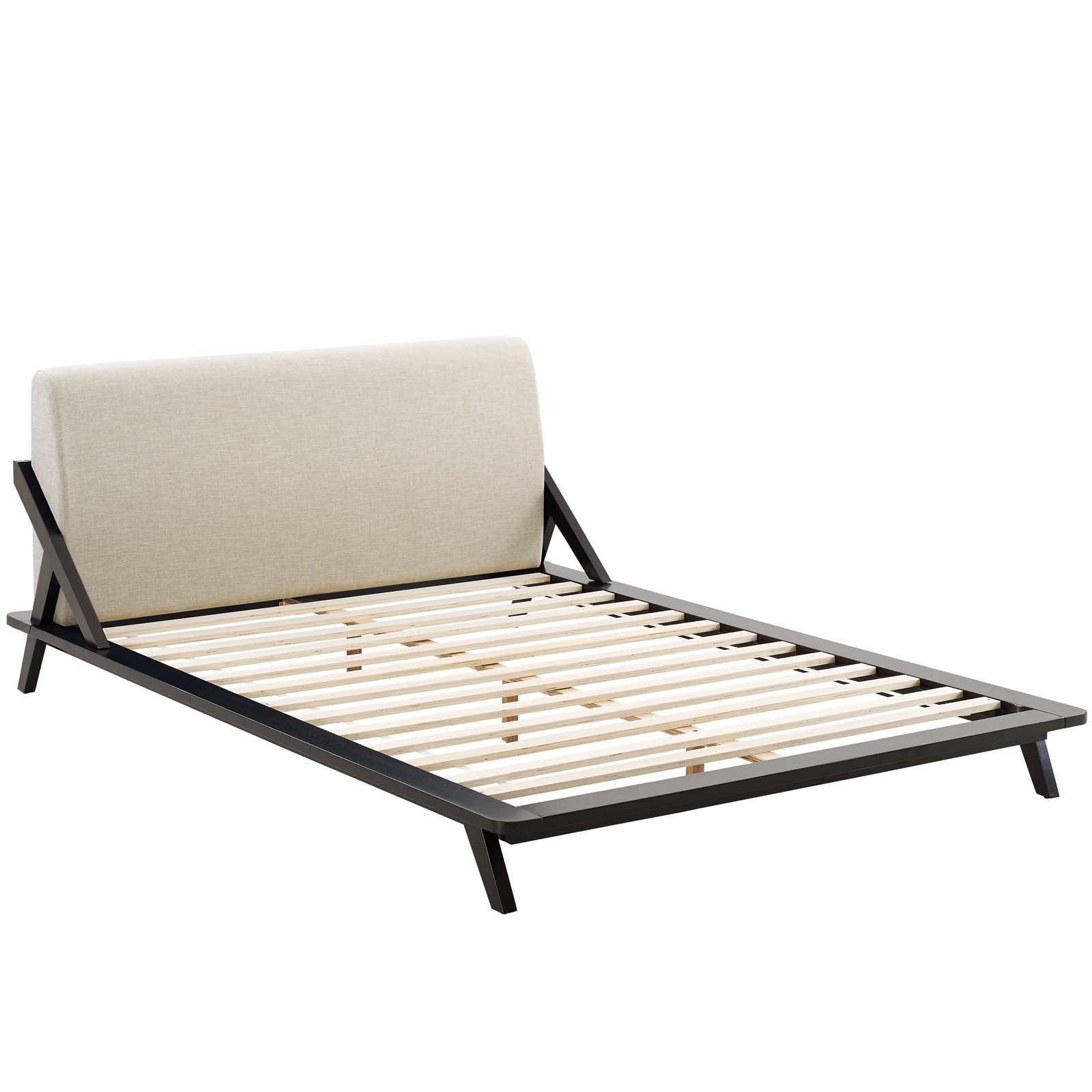 Modway Luella Queen Upholstered Fabric Platform Bed FredCo