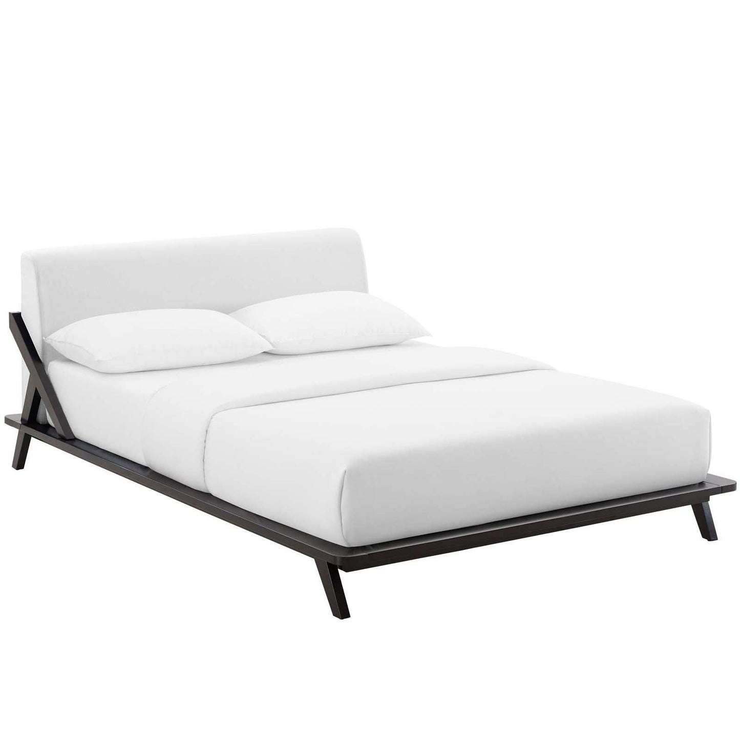 Modway Luella Queen Upholstered Fabric Platform Bed FredCo