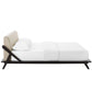 Modway Luella Queen Upholstered Fabric Platform Bed FredCo