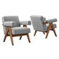 Modway Lyra Boucle Fabric Armchair - Set of 2, EEI-6703 FredCo