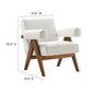 Modway Lyra Boucle Fabric Armchair - Set of 2, EEI-6703 FredCo