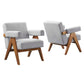 Modway Lyra Fabric Armchair - Set of 2, EEI-6704 FredCo