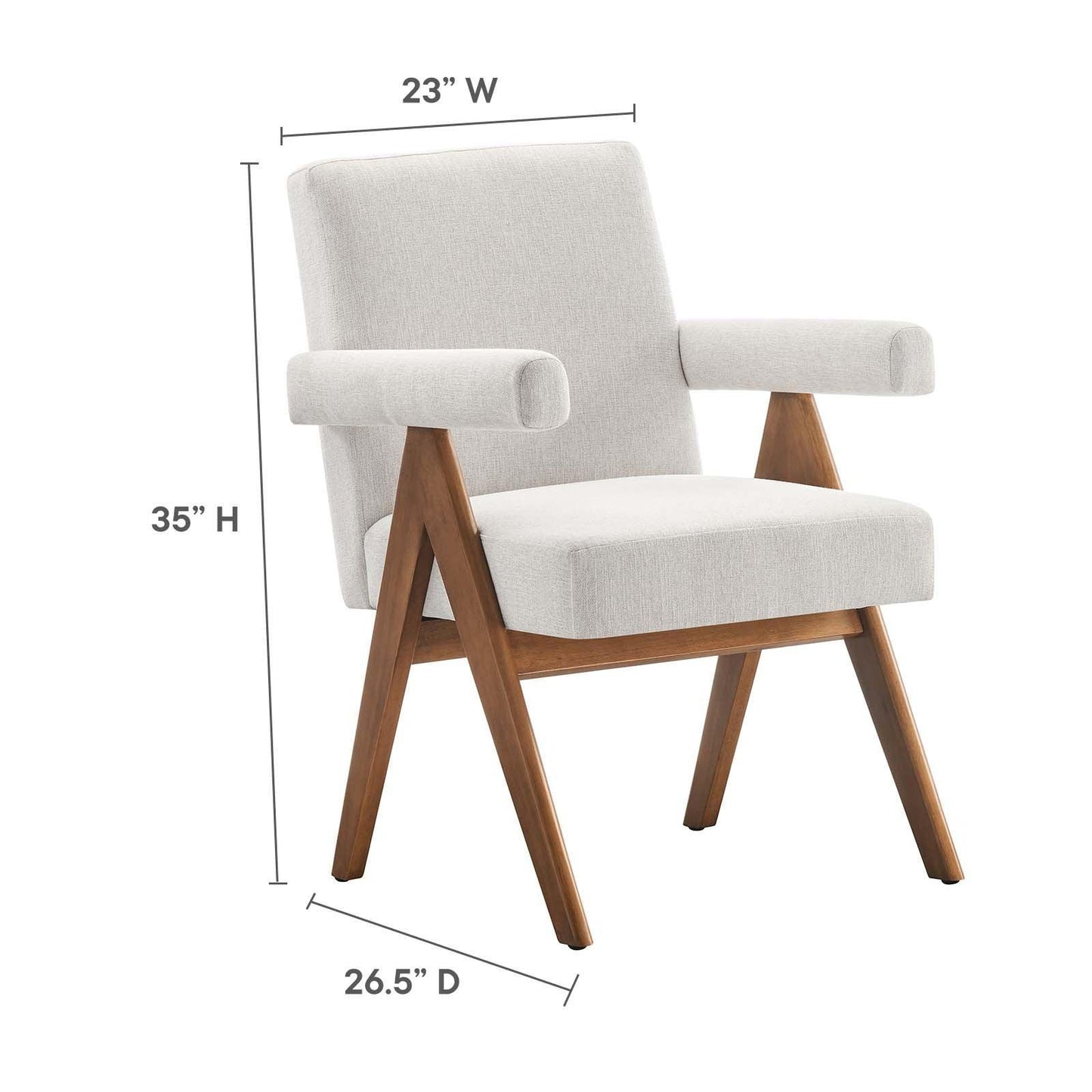 Modway Lyra Fabric Dining Room Chair - Set of 2, EEI-6507 FredCo