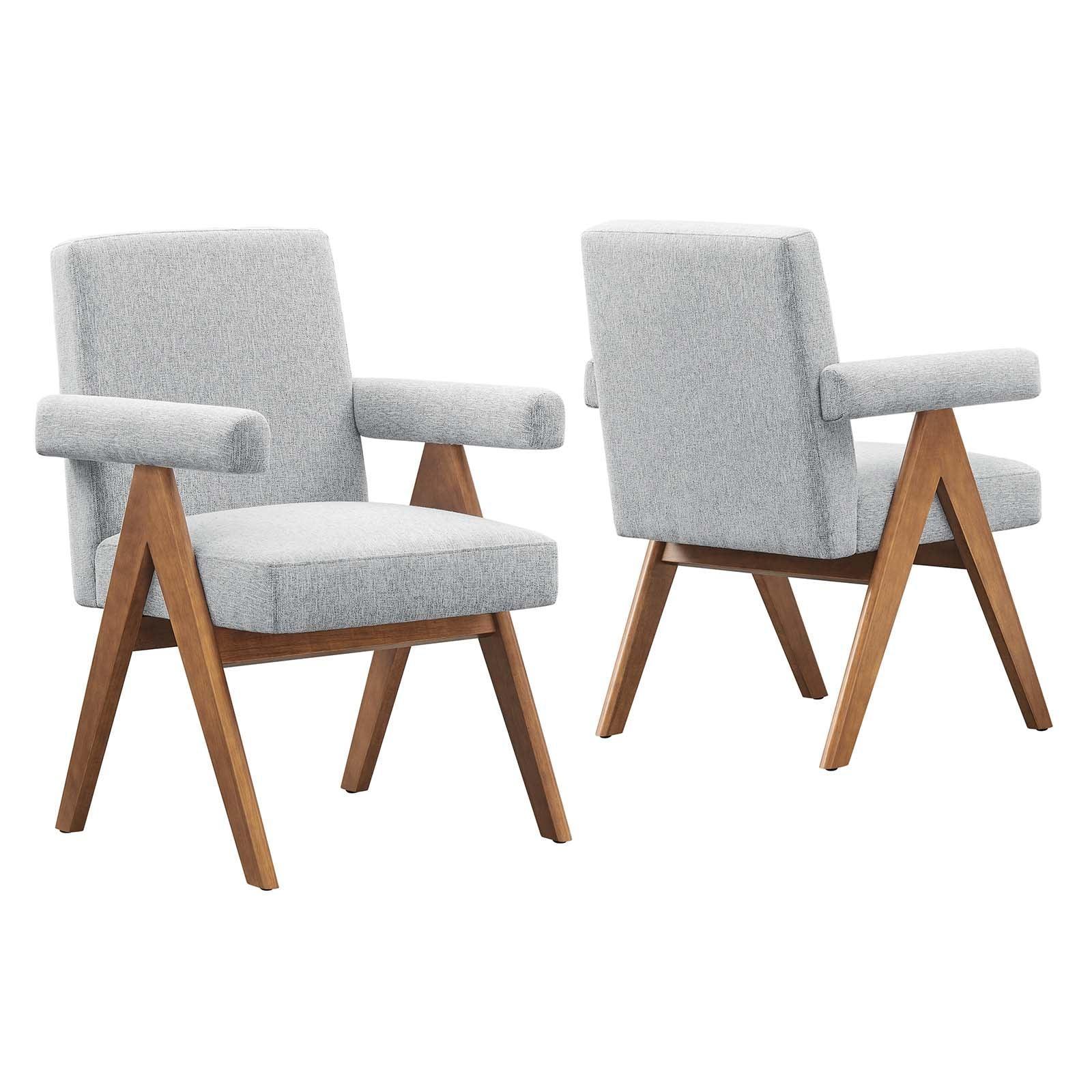 Modway Lyra Fabric Dining Room Chair - Set of 2, EEI-6507 FredCo