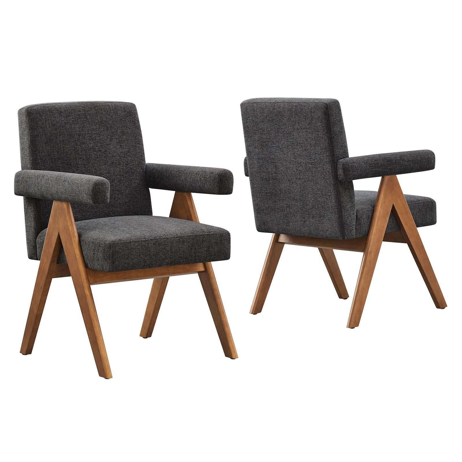 Modway Lyra Fabric Dining Room Chair - Set of 2, EEI-6507 FredCo