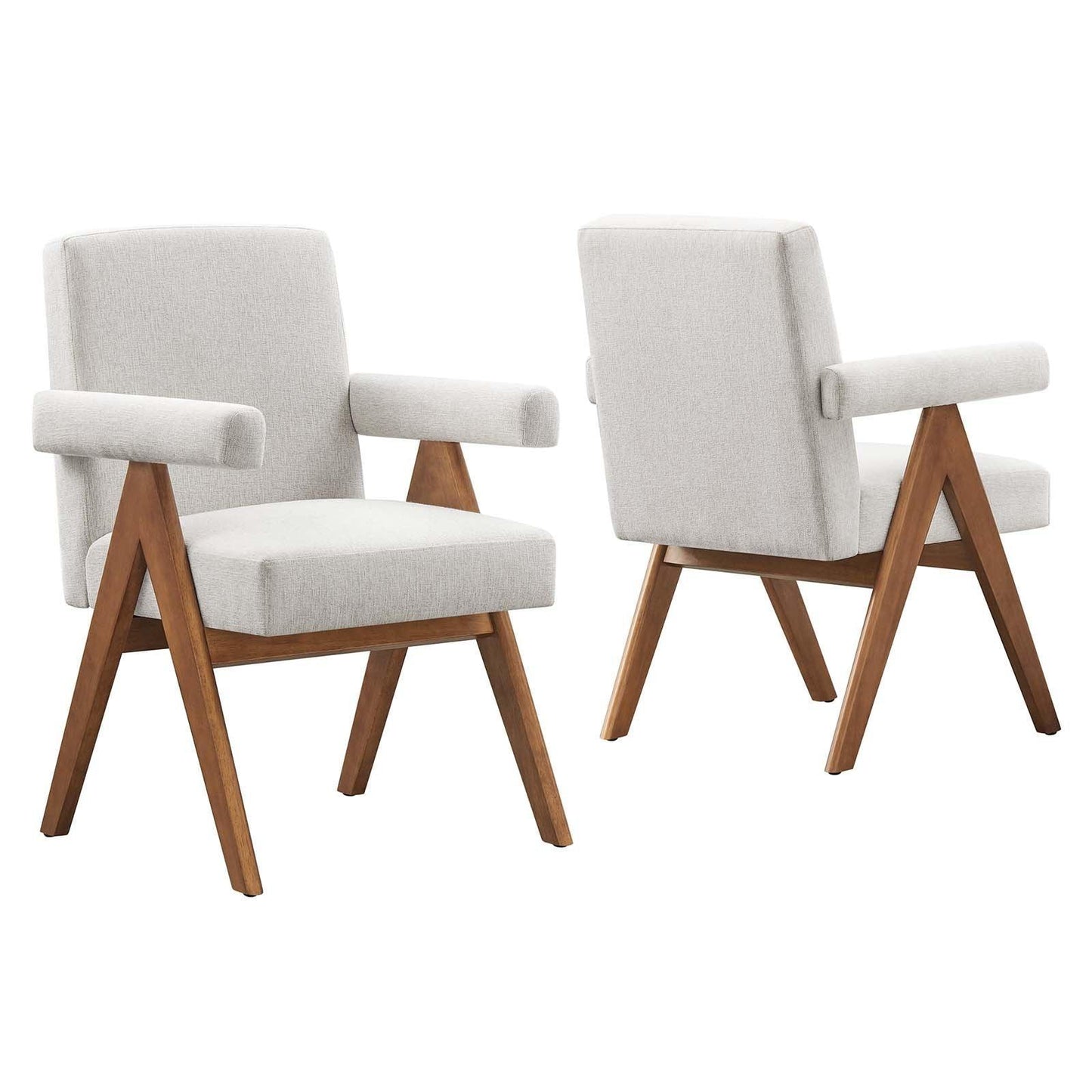 Modway Lyra Fabric Dining Room Chair - Set of 2, EEI-6507 FredCo