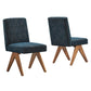 Modway Lyra Fabric Dining Room Side Chair - Set of 2, EEI-6509 FredCo