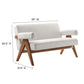 Modway Lyra Fabric Loveseat, EEI-6505 FredCo