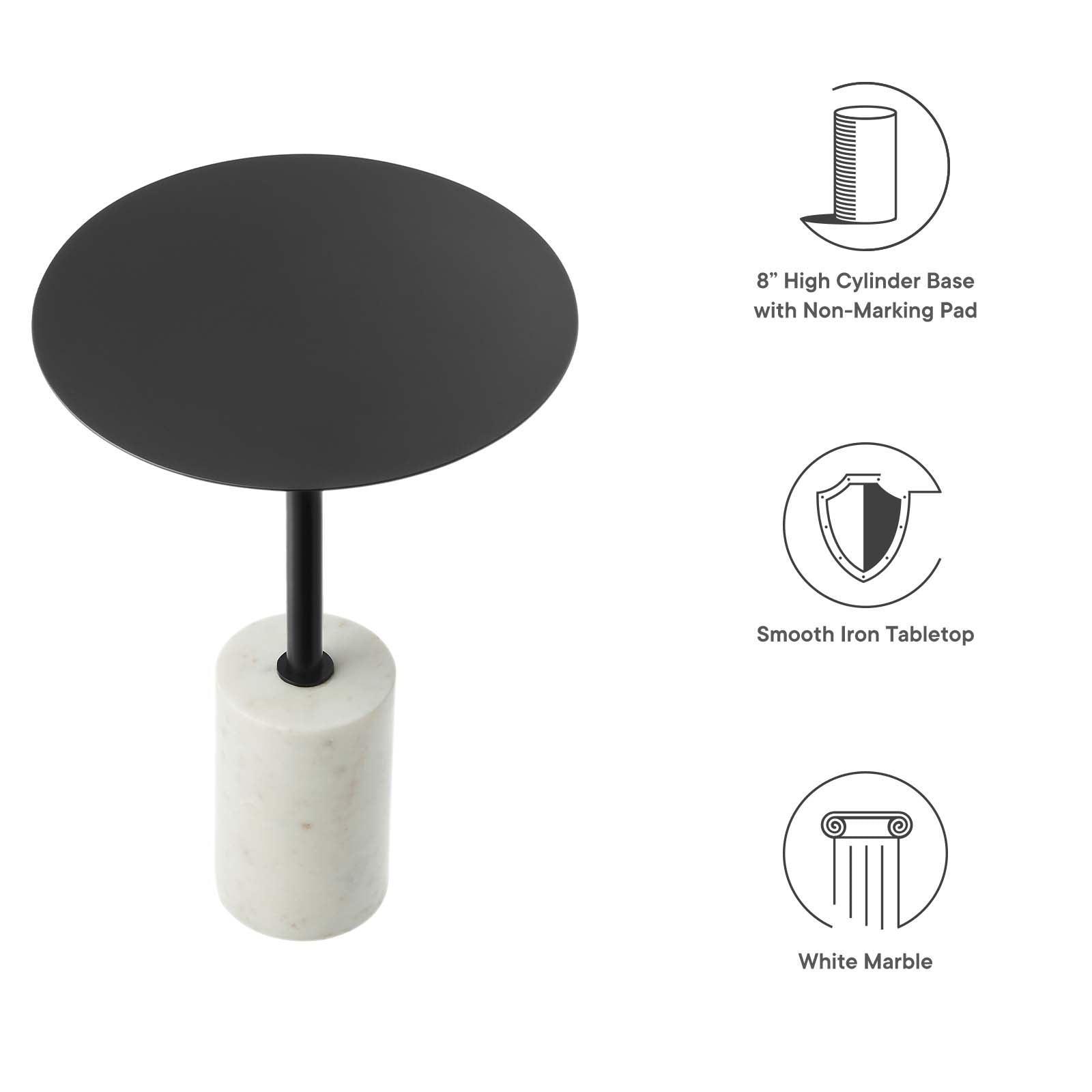 Modway Lyric Round Side Table FredCo
