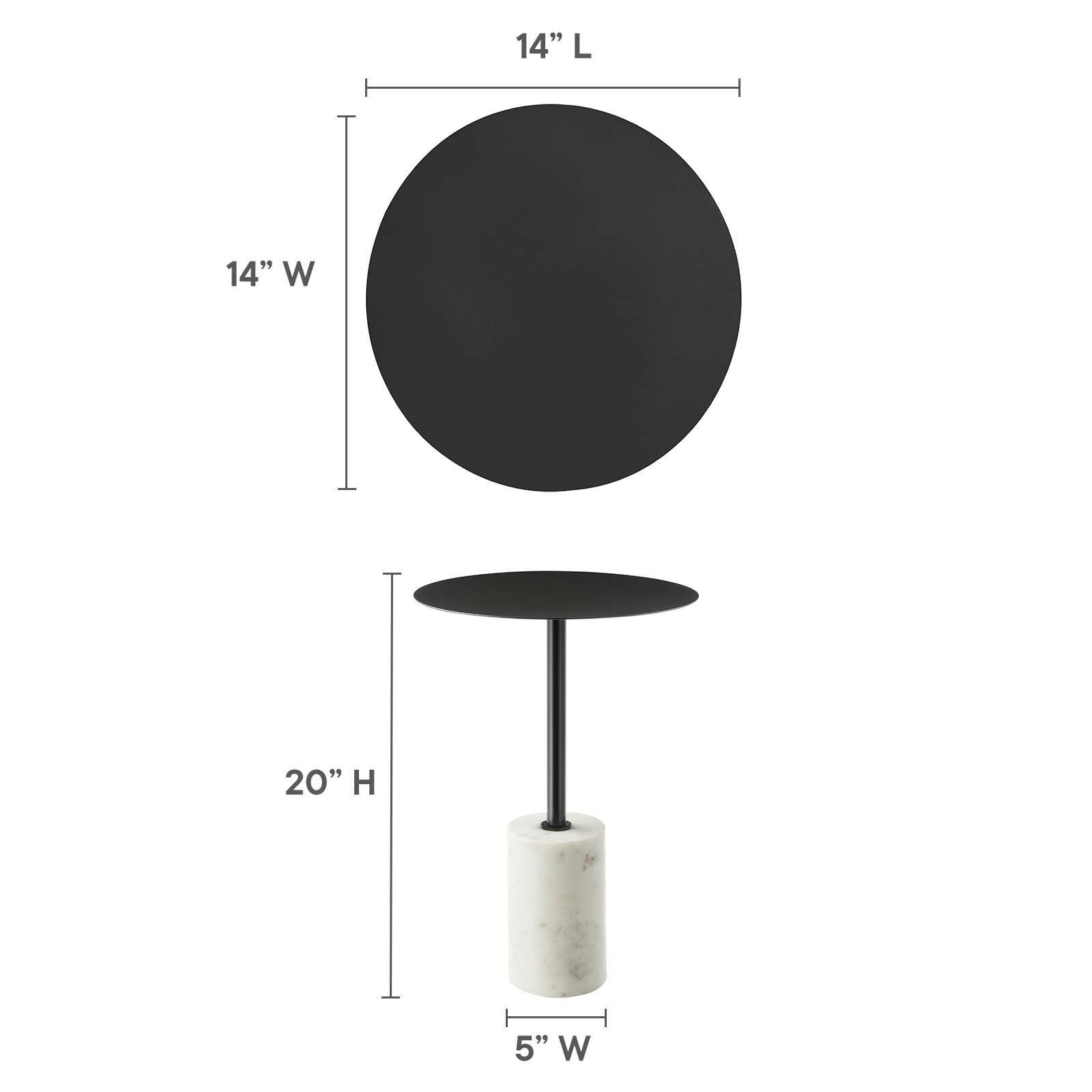 Modway Lyric Round Side Table FredCo