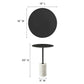Modway Lyric Round Side Table FredCo