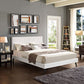 Modway Macie Queen Vinyl Platform Bed with Round Splayed Legs FredCo