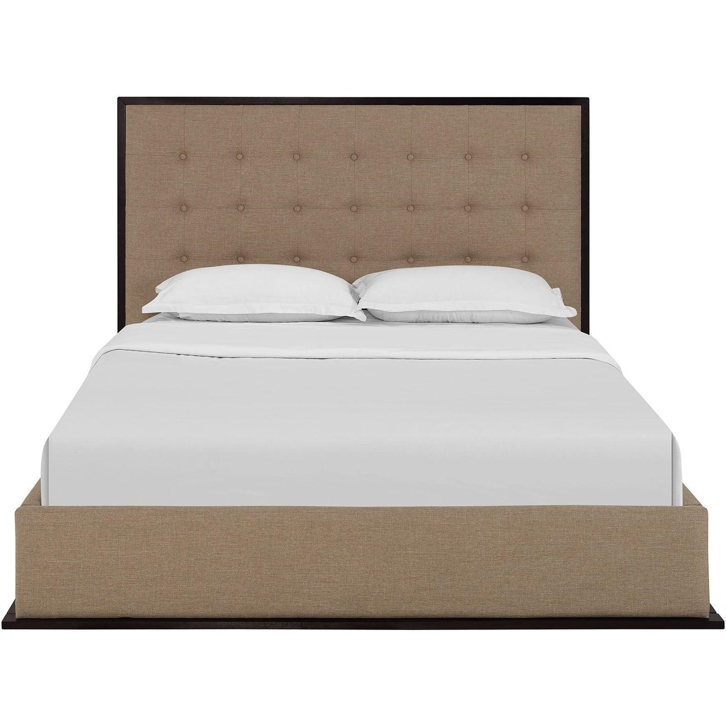 Modway Madeline Queen Upholstered Fabric Bed Frame FredCo