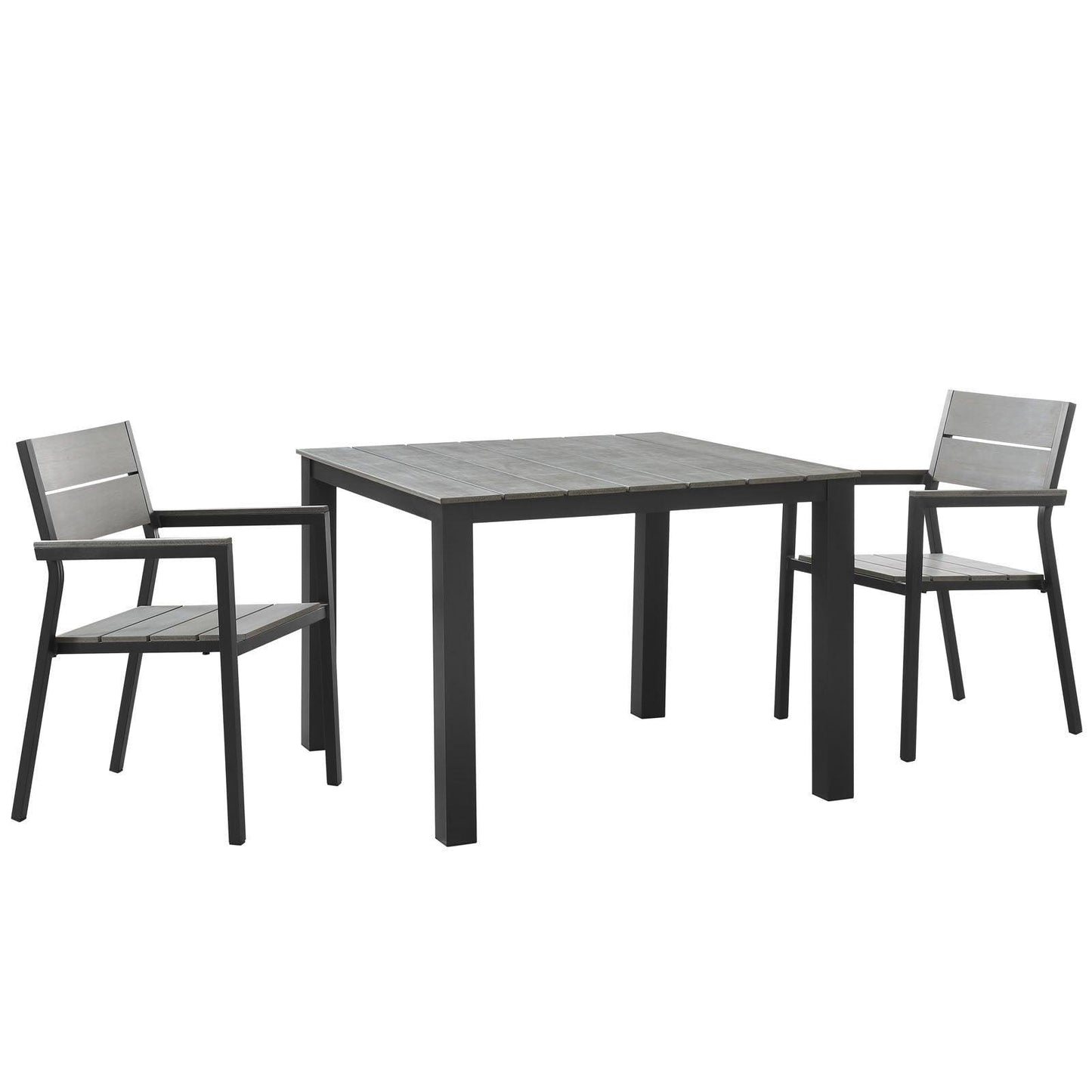 Modway Maine 3 Piece Outdoor Patio Dining Set FredCo