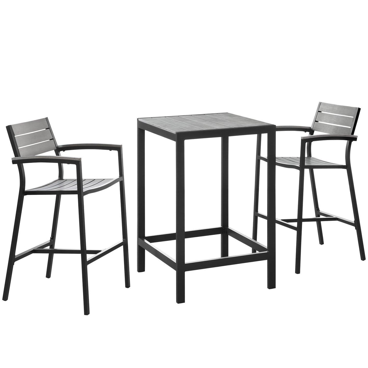 Modway Maine 3 Piece Outdoor Patio Dining Set, EEI-1754 FredCo