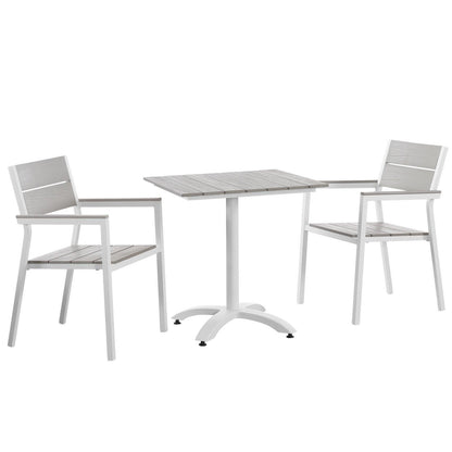 Modway Maine 3 Piece Outdoor Patio Dining Set, EEI-1759 FredCo