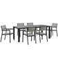 Modway Maine 7 Piece Outdoor Patio Dining Set, EEI-1751 FredCo