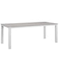 Modway Maine 80" Outdoor Patio Dining Table FredCo