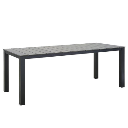 Modway Maine 80" Outdoor Patio Dining Table FredCo