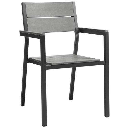 Modway Maine Dining Armchair Outdoor Patio Set of 2 FredCo