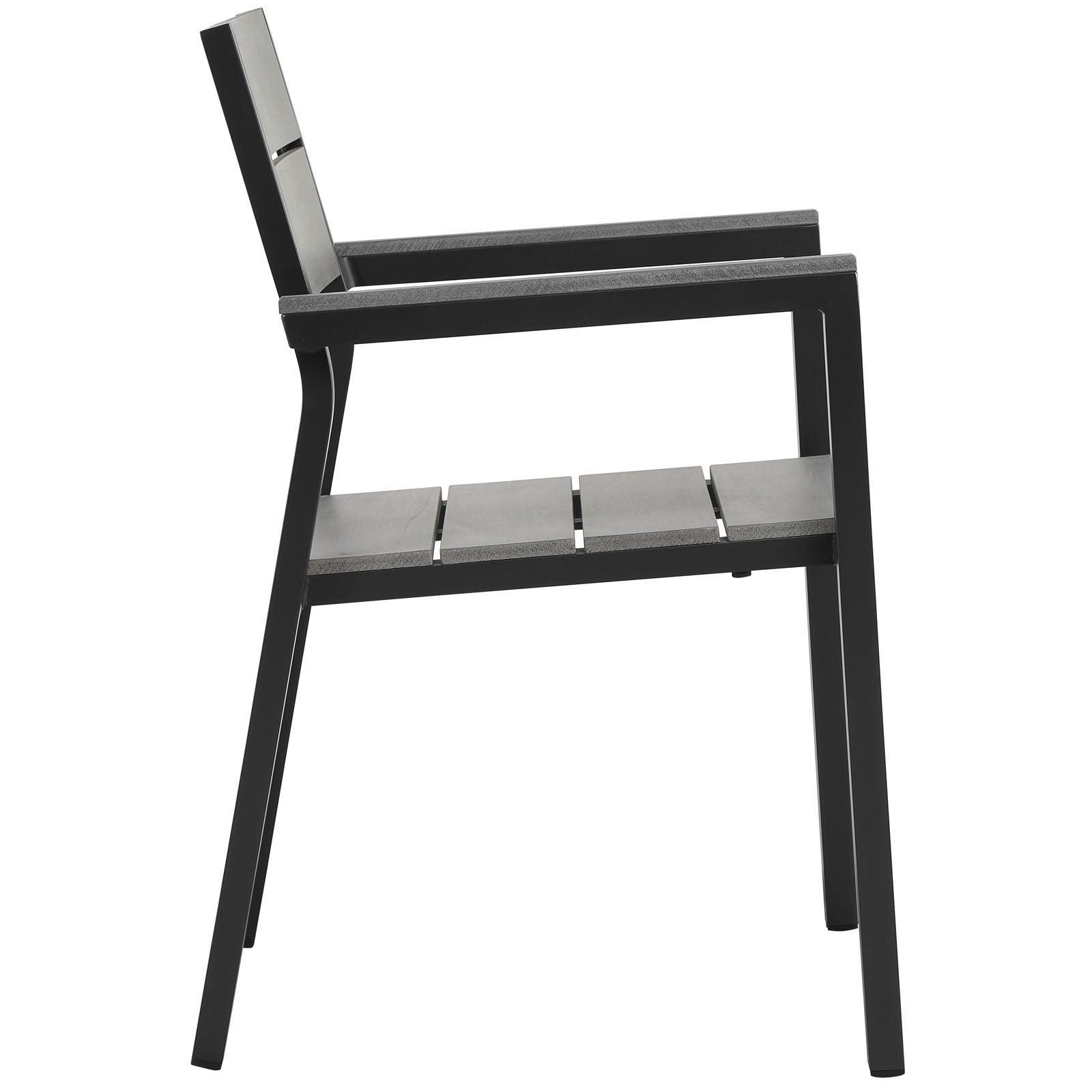 Modway Maine Dining Armchair Outdoor Patio Set of 2 FredCo