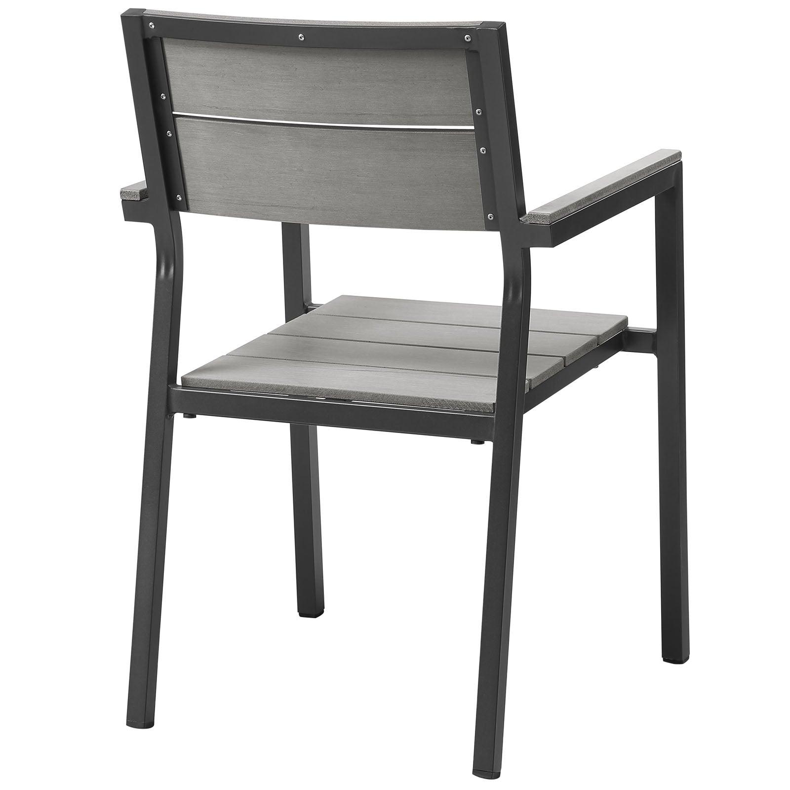 Modway Maine Dining Armchair Outdoor Patio Set of 2 FredCo