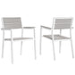 Modway Maine Dining Armchair Outdoor Patio Set of 2 FredCo