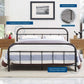 Modway Maisie Queen Stainless Steel Bed Frame FredCo