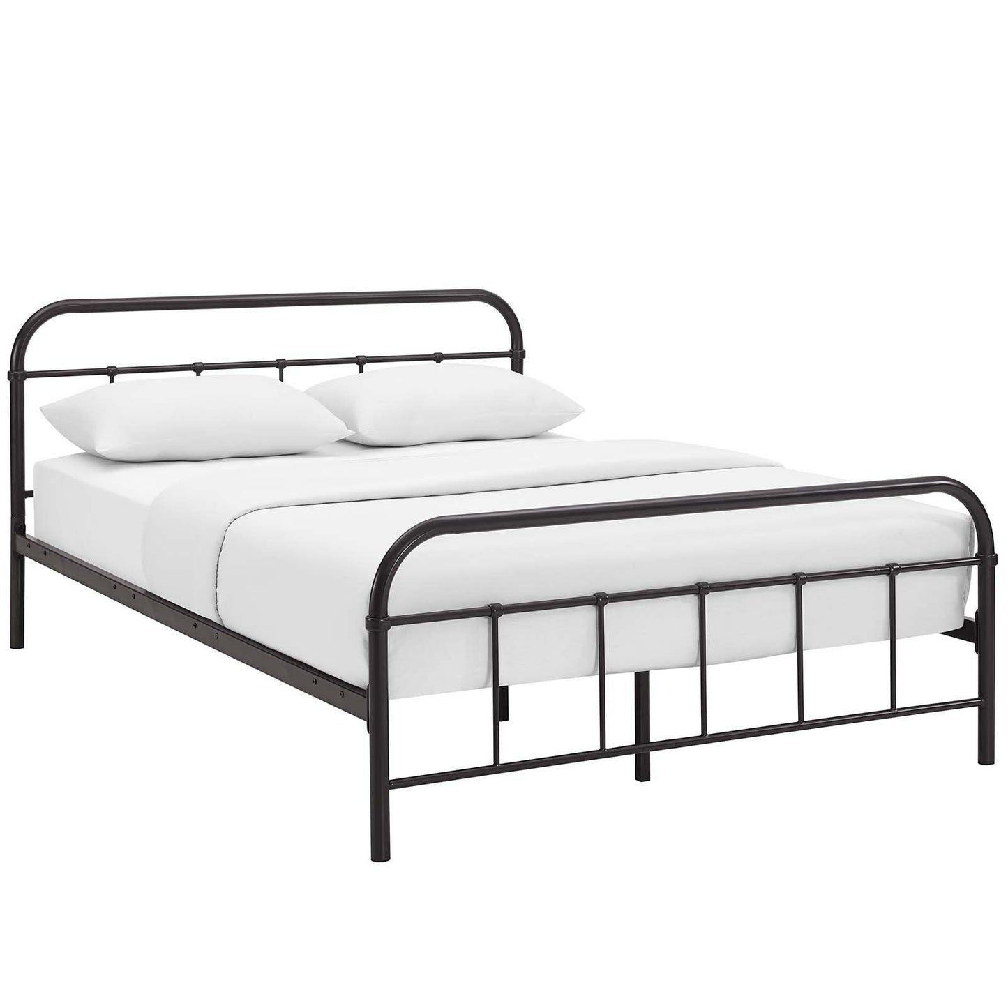 Modway Maisie Queen Stainless Steel Bed Frame FredCo
