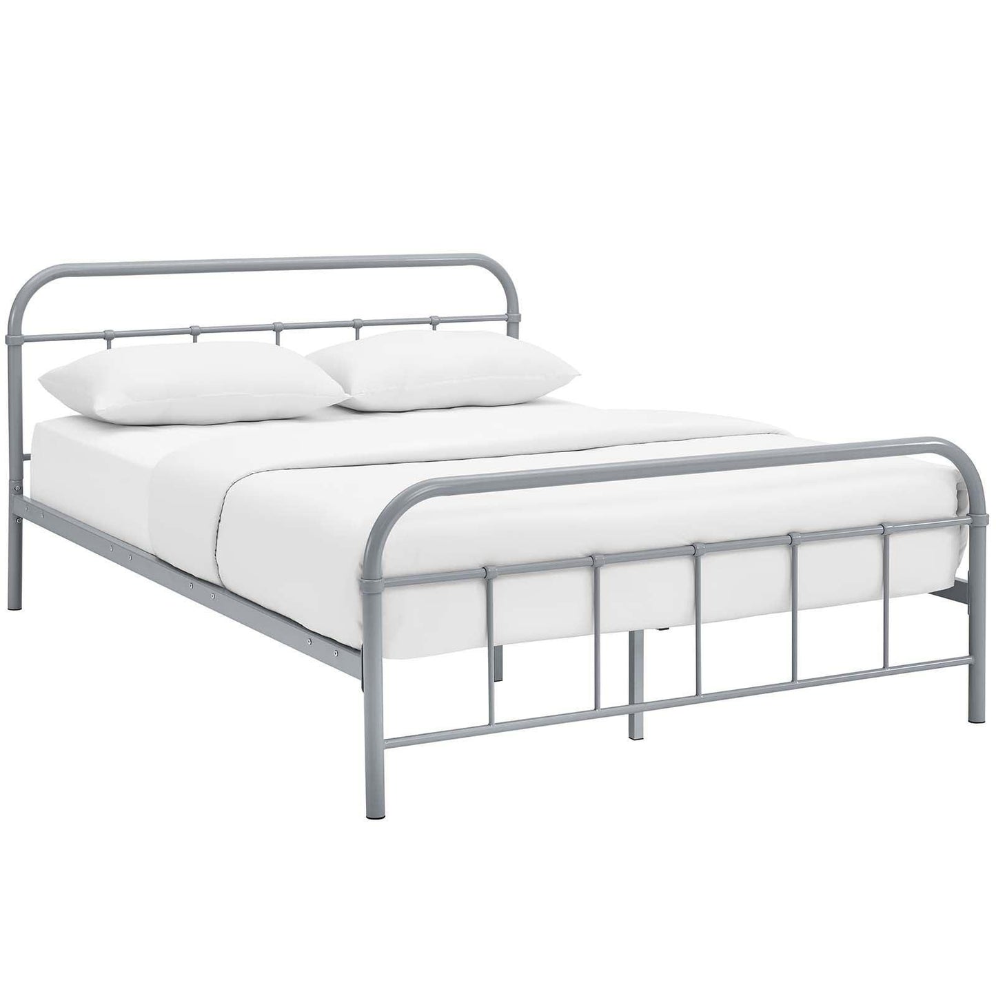Modway Maisie Queen Stainless Steel Bed Frame FredCo