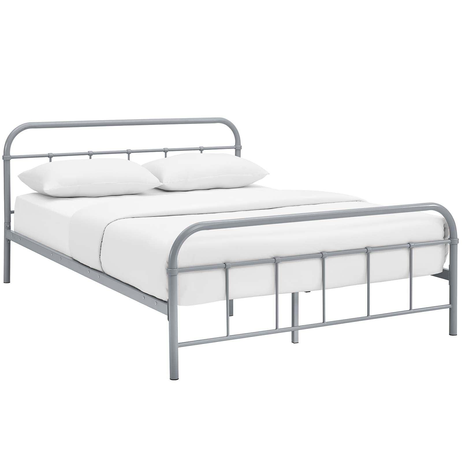 Modway Maisie Queen Stainless Steel Bed Frame FredCo