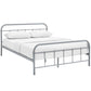 Modway Maisie Queen Stainless Steel Bed Frame FredCo