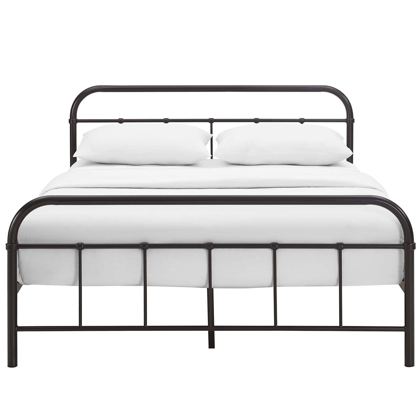 Modway Maisie Queen Stainless Steel Bed Frame FredCo