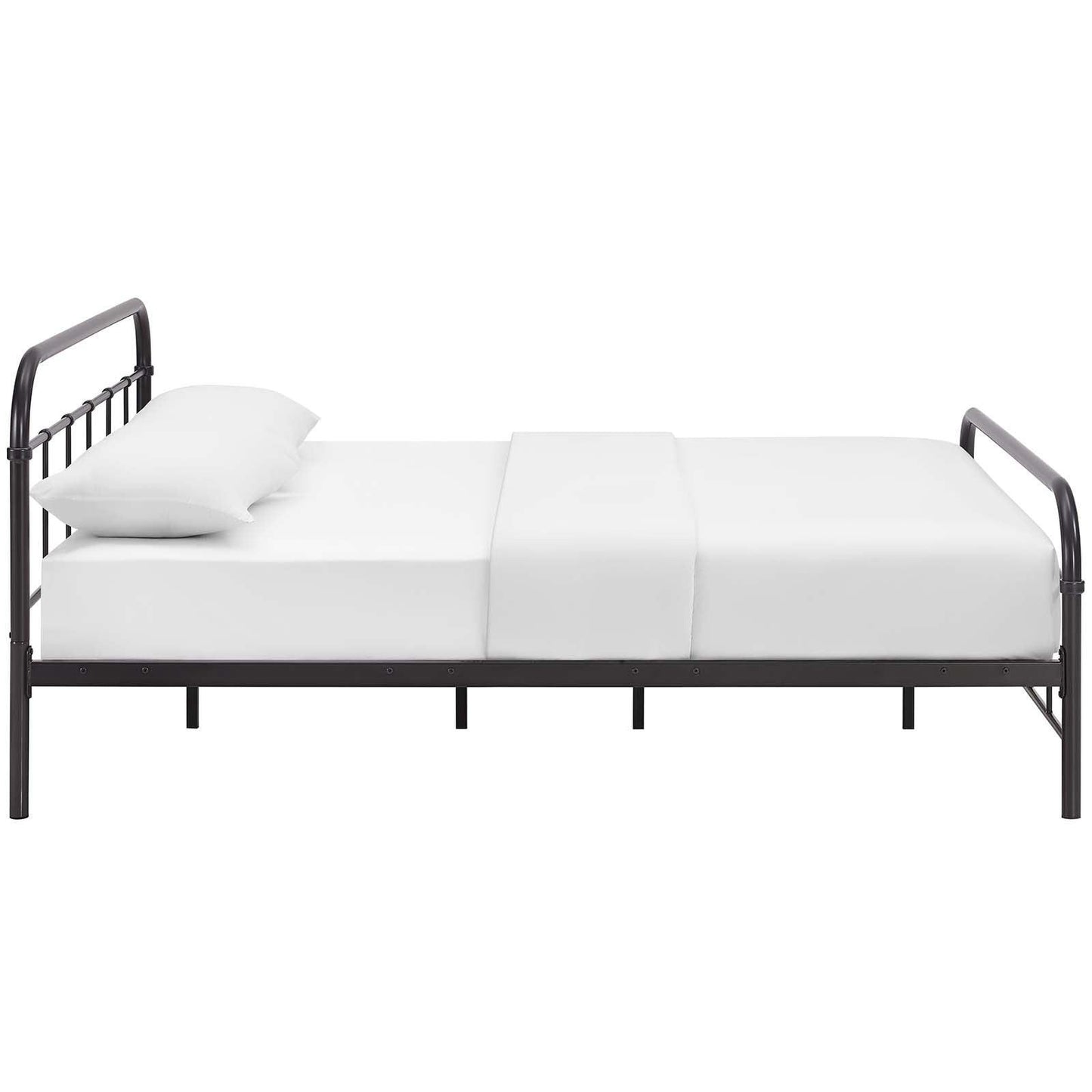 Modway Maisie Queen Stainless Steel Bed Frame FredCo