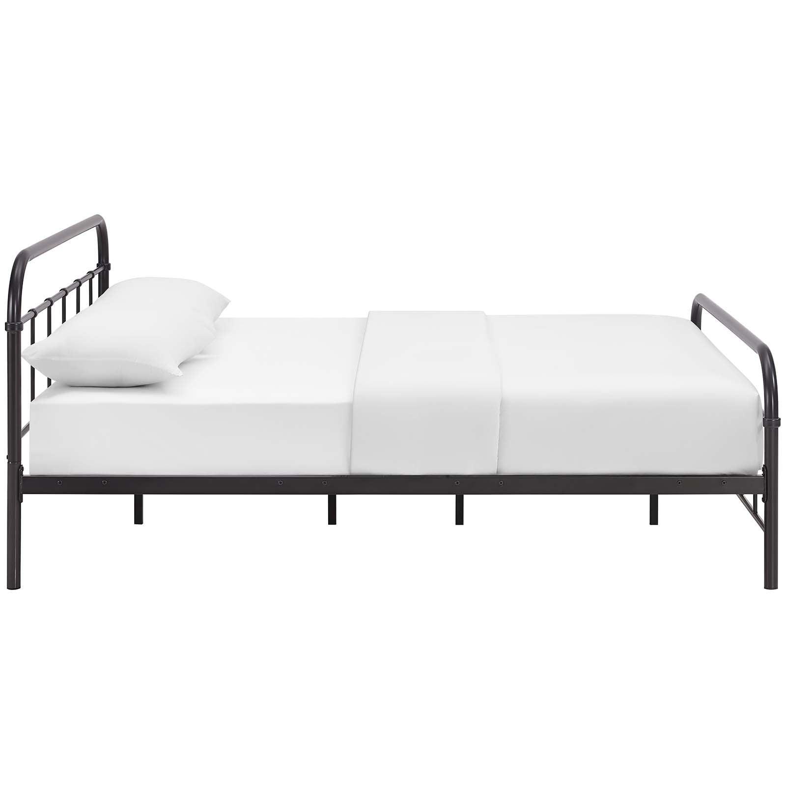 Modway Maisie Queen Stainless Steel Bed Frame FredCo