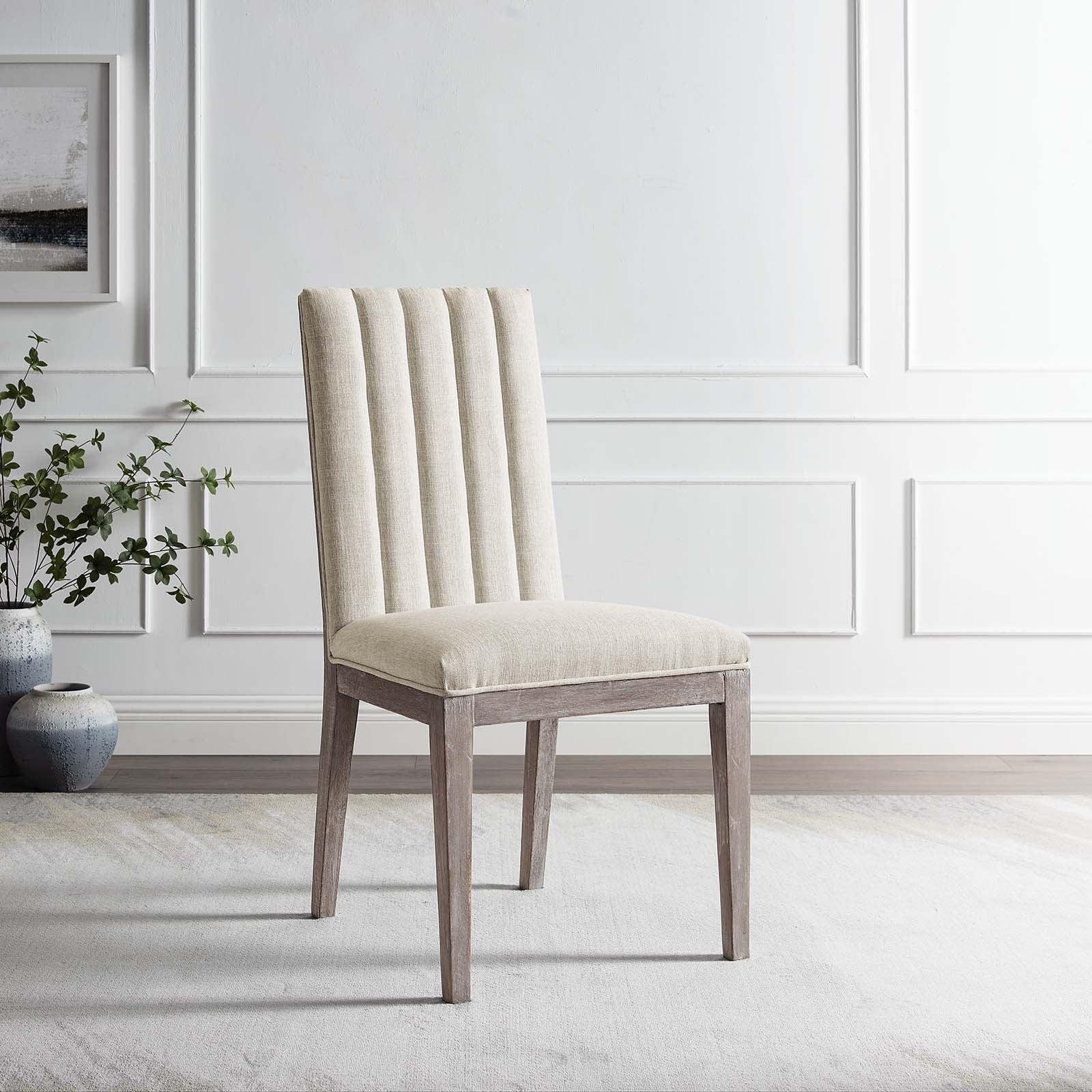 Modway Maisonette French Vintage Tufted Fabric Fabric Dining Side Chair FredCo