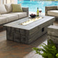 Modway Manteo 70" Rectangular Outdoor Patio Fire Pit Table FredCo