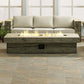 Modway Manteo 70" Rectangular Outdoor Patio Fire Pit Table FredCo