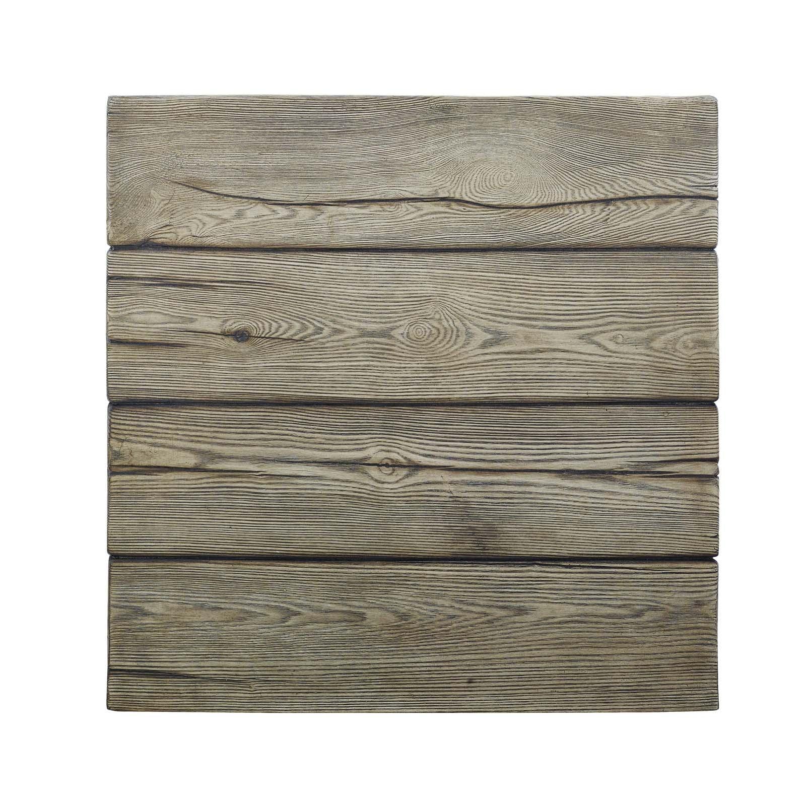 Modway Manteo Rustic Coastal Outdoor Patio Side Table FredCo
