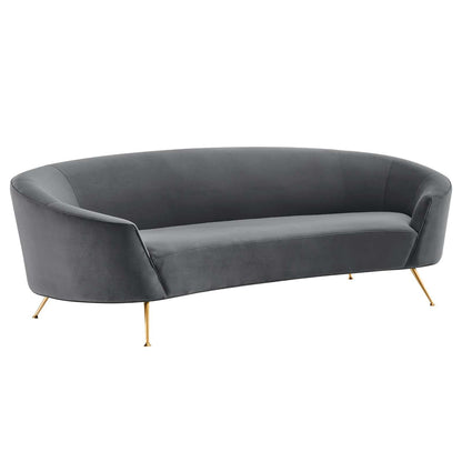 Modway Marchesa Upholstered Performance Velvet Sofa FredCo