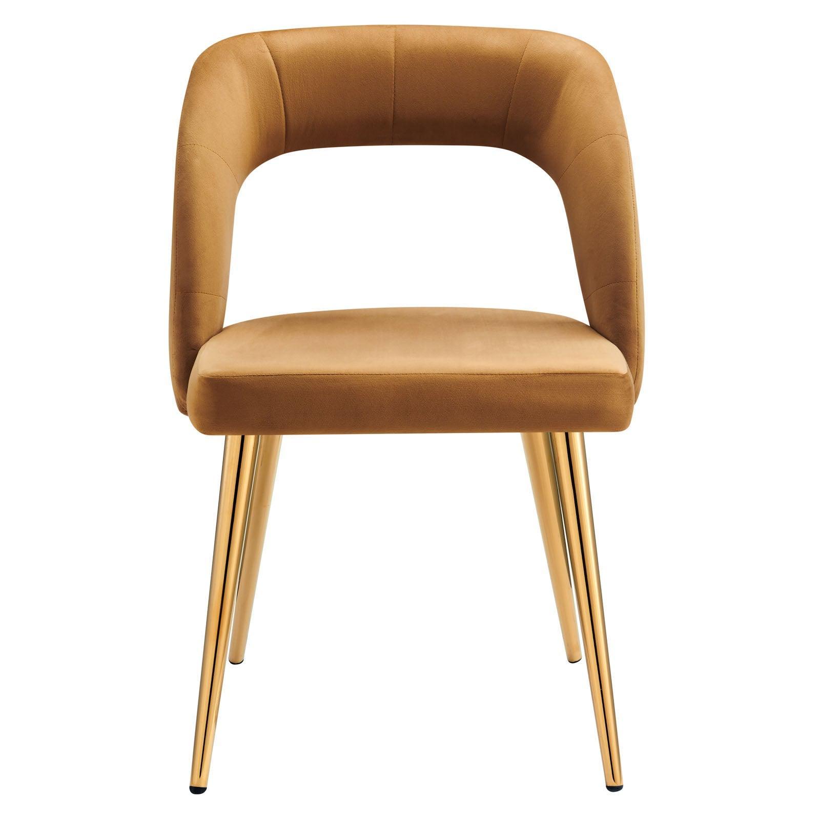 Modway Marciano Performance Velvet Dining Chair Set of 2 FredCo