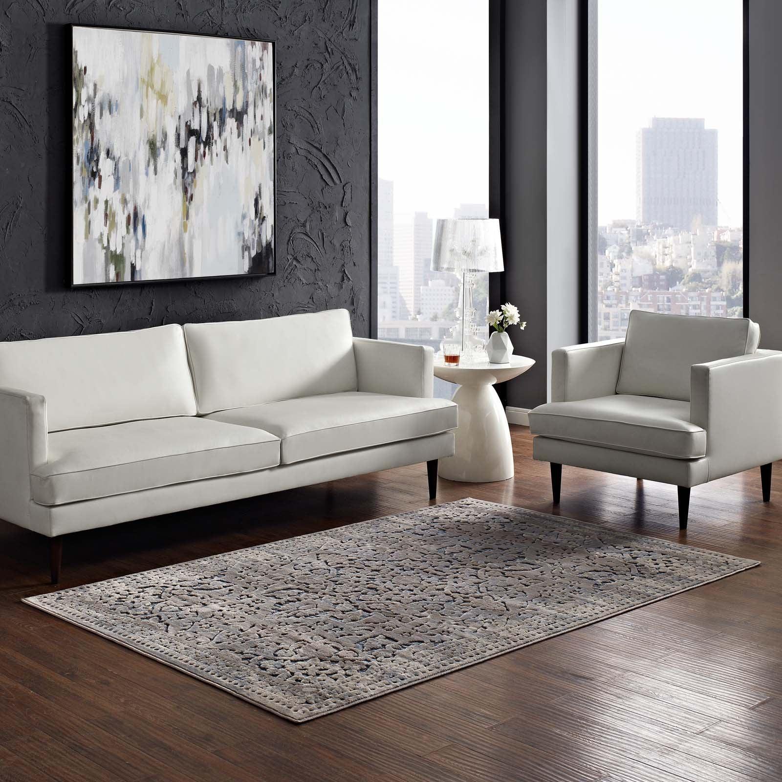 Modway Margarida Distressed Vintage Turkish Area Rug FredCo