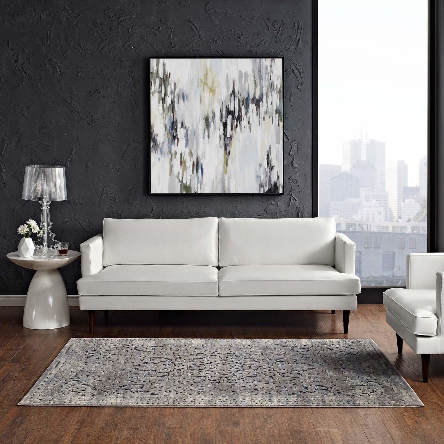 Modway Margarida Distressed Vintage Turkish Area Rug FredCo