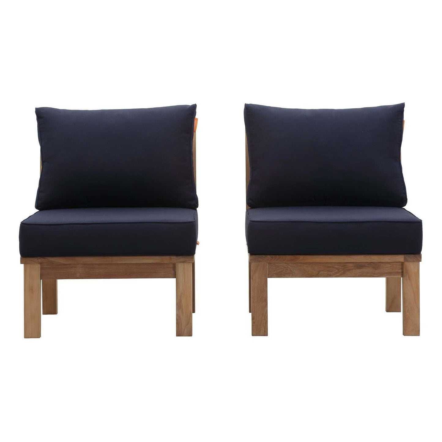 Modway Marina 2 Piece Outdoor Patio Teak Set, EEI-1821 FredCo