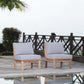 Modway Marina 2 Piece Outdoor Patio Teak Set, EEI-1821 FredCo