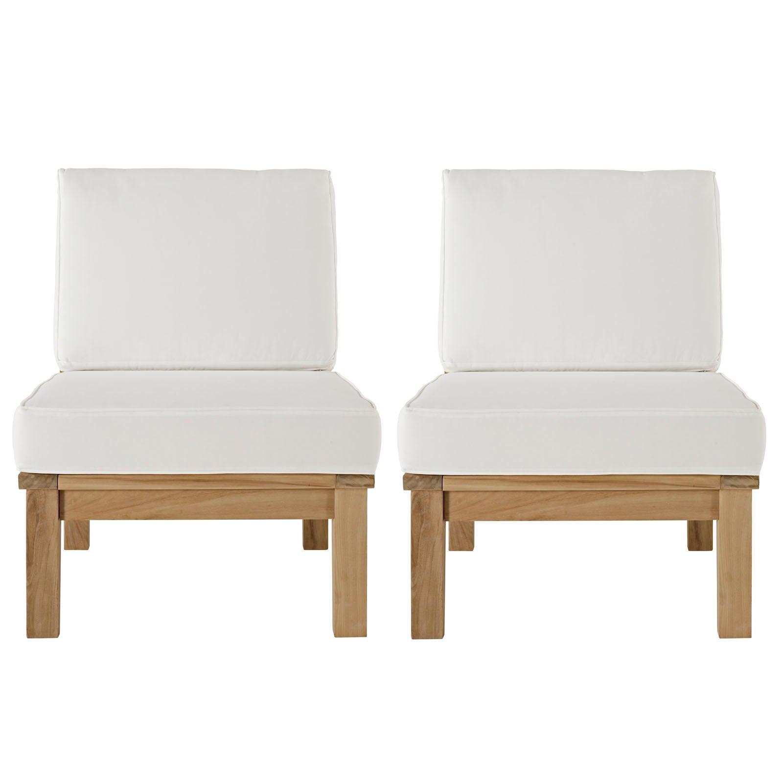Modway Marina 2 Piece Outdoor Patio Teak Set, EEI-1821 FredCo