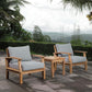 Modway Marina 3 Piece Outdoor Patio Teak Set, EEI-1487 FredCo