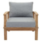 Modway Marina Outdoor Patio Teak Armchair FredCo